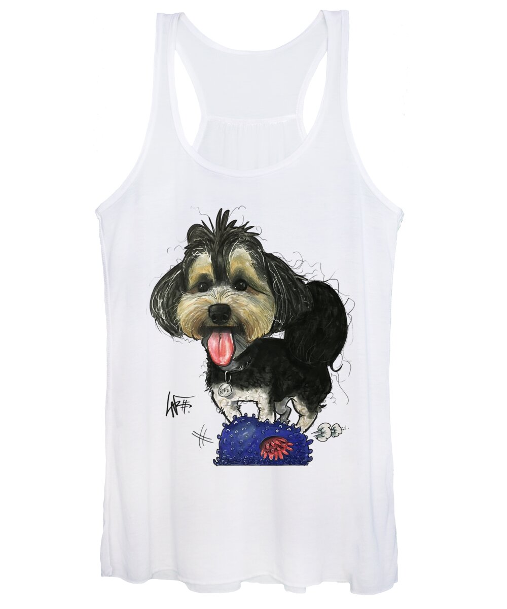 Saperstein Women's Tank Top featuring the drawing Saperstein 3944 by John LaFree