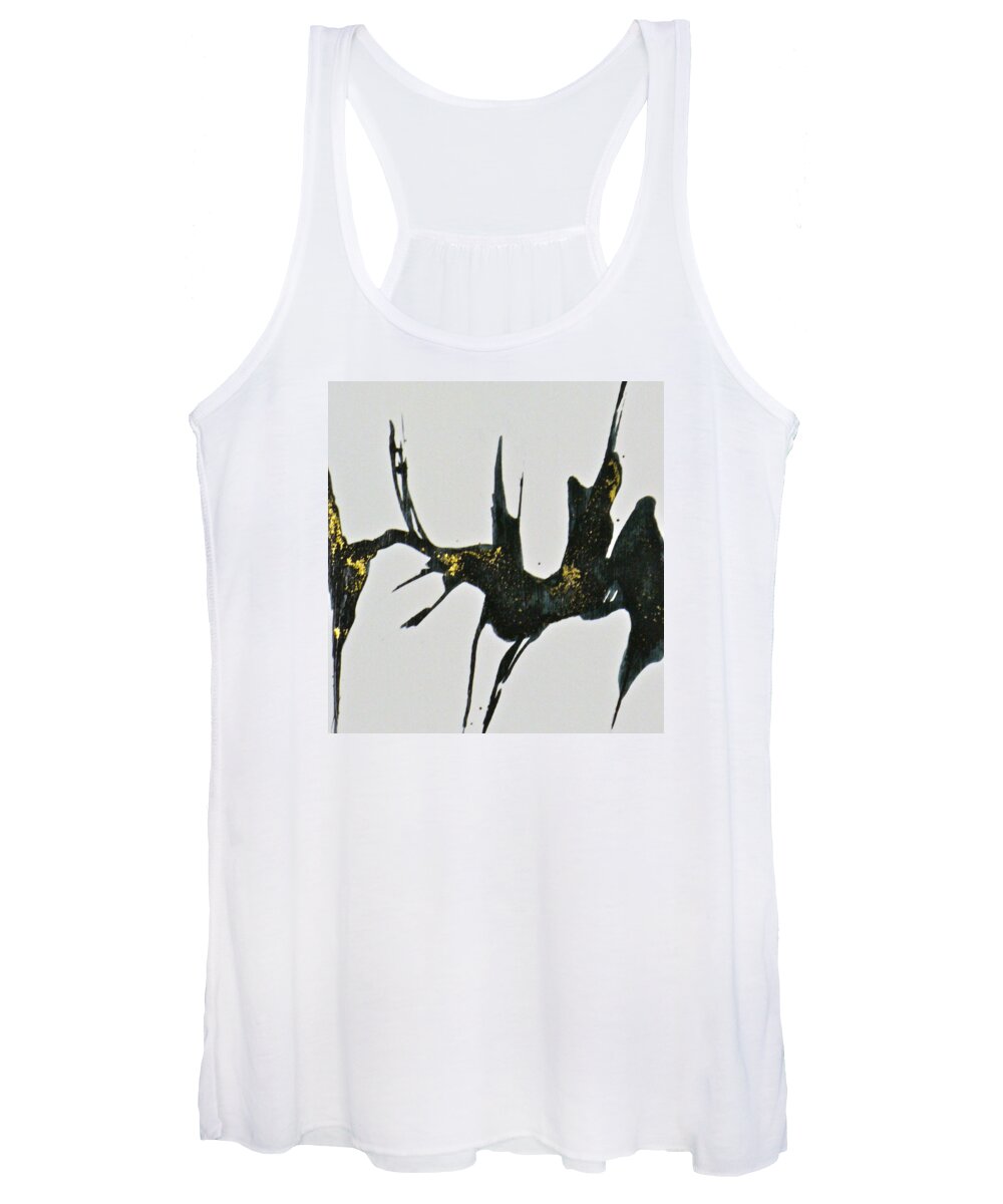 Fine Art Women's Tank Top featuring the painting Shift by Mary Sullivan