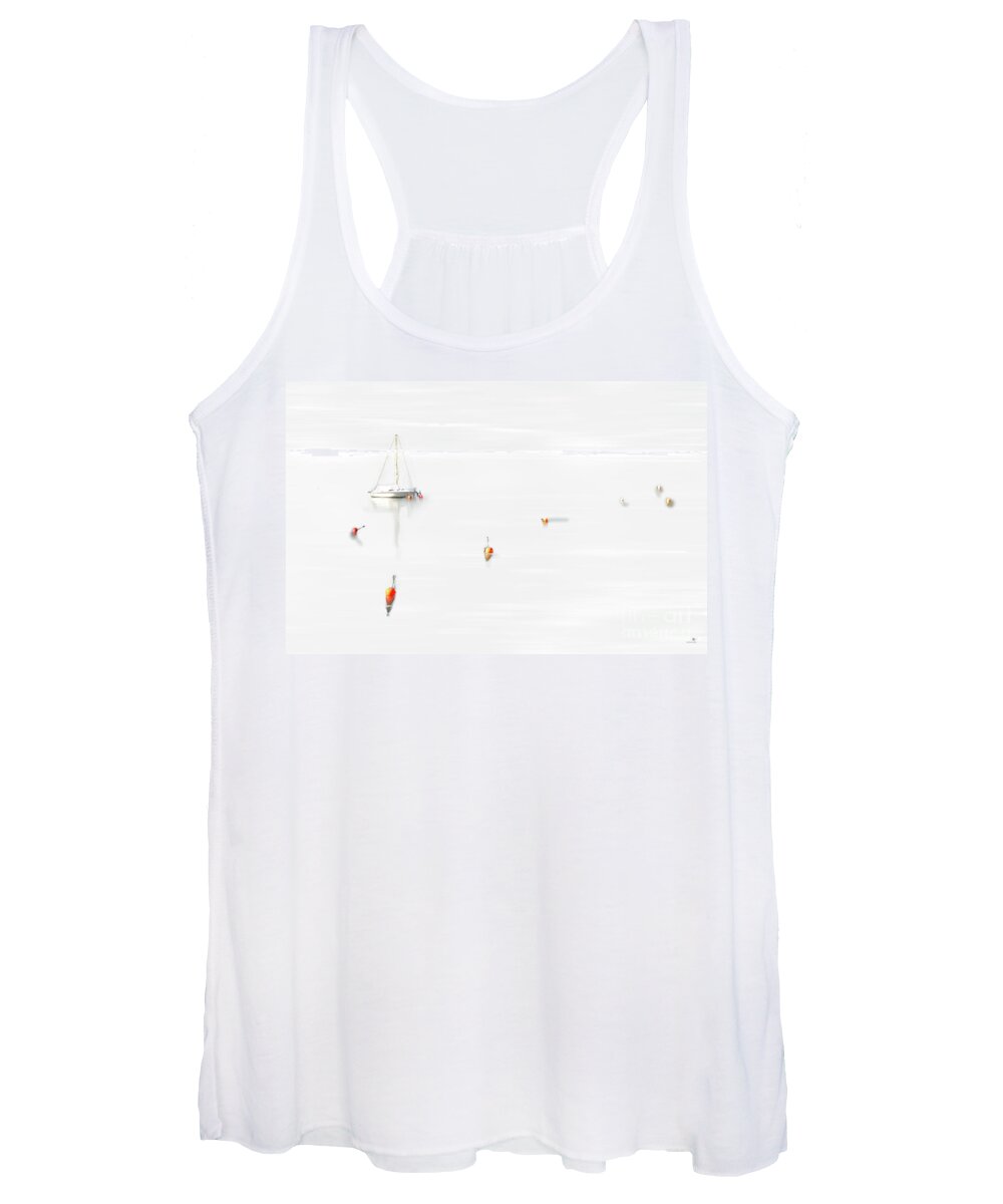Sailing Women's Tank Top featuring the photograph Silent Sailing by Hannes Cmarits