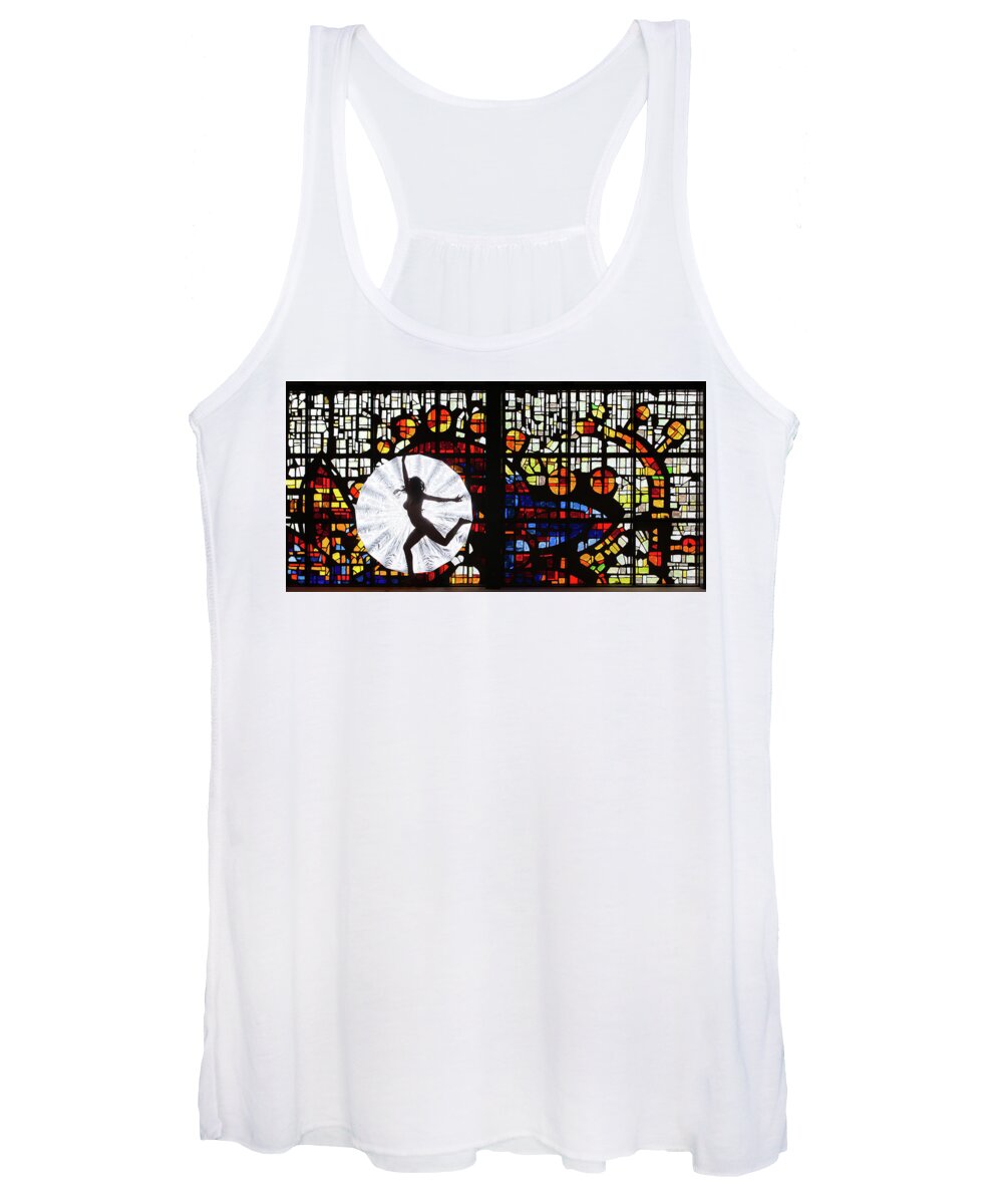 Silhouettes Women's Tank Top featuring the photograph Silhouette 321 PG by Michael Fryd