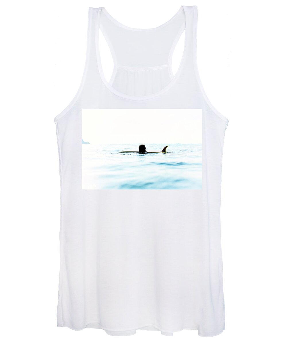 Surfing Women's Tank Top featuring the photograph Single by Nik West