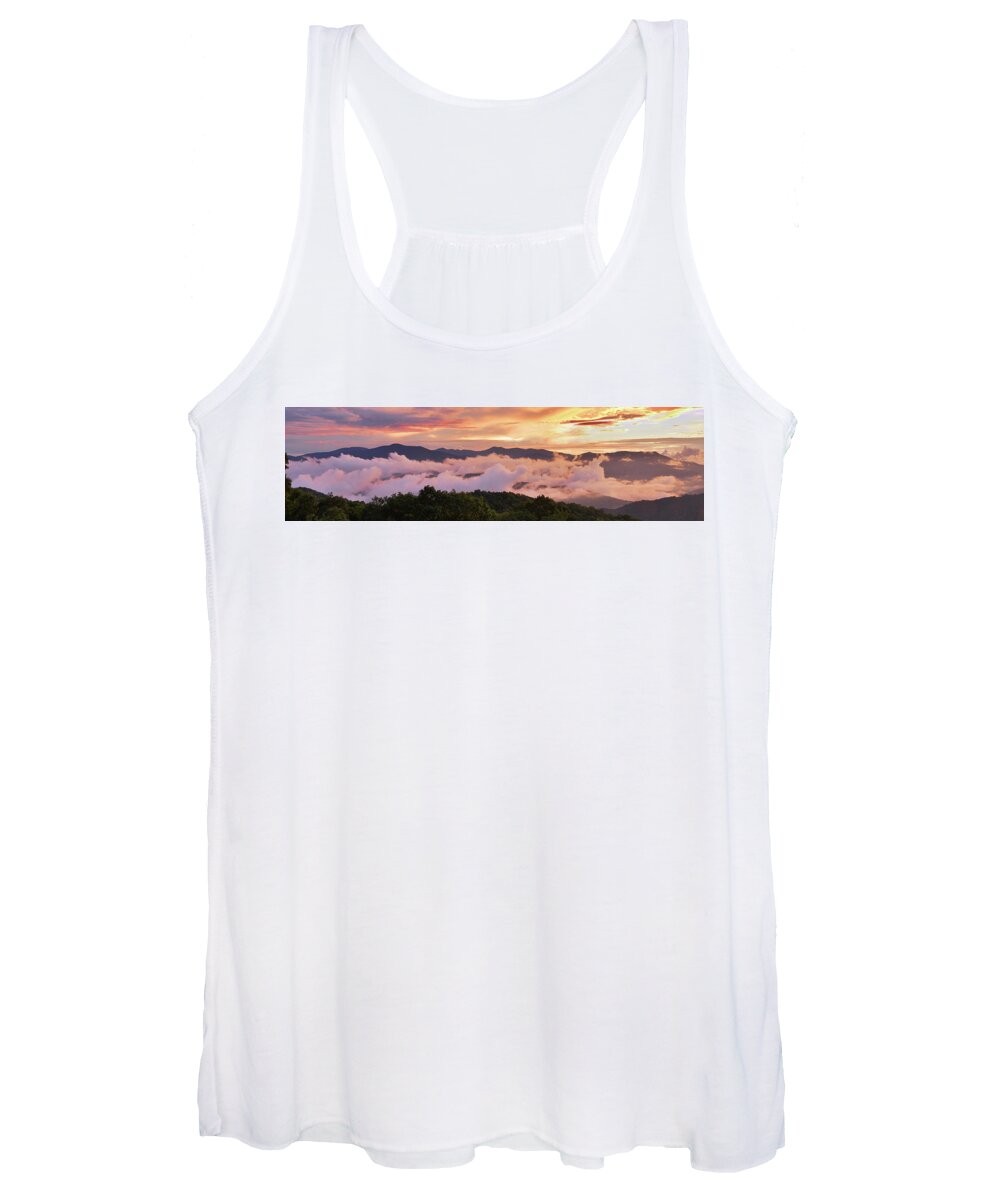 Mountains Women's Tank Top featuring the photograph Spine of the Smokies by Alan Lenk