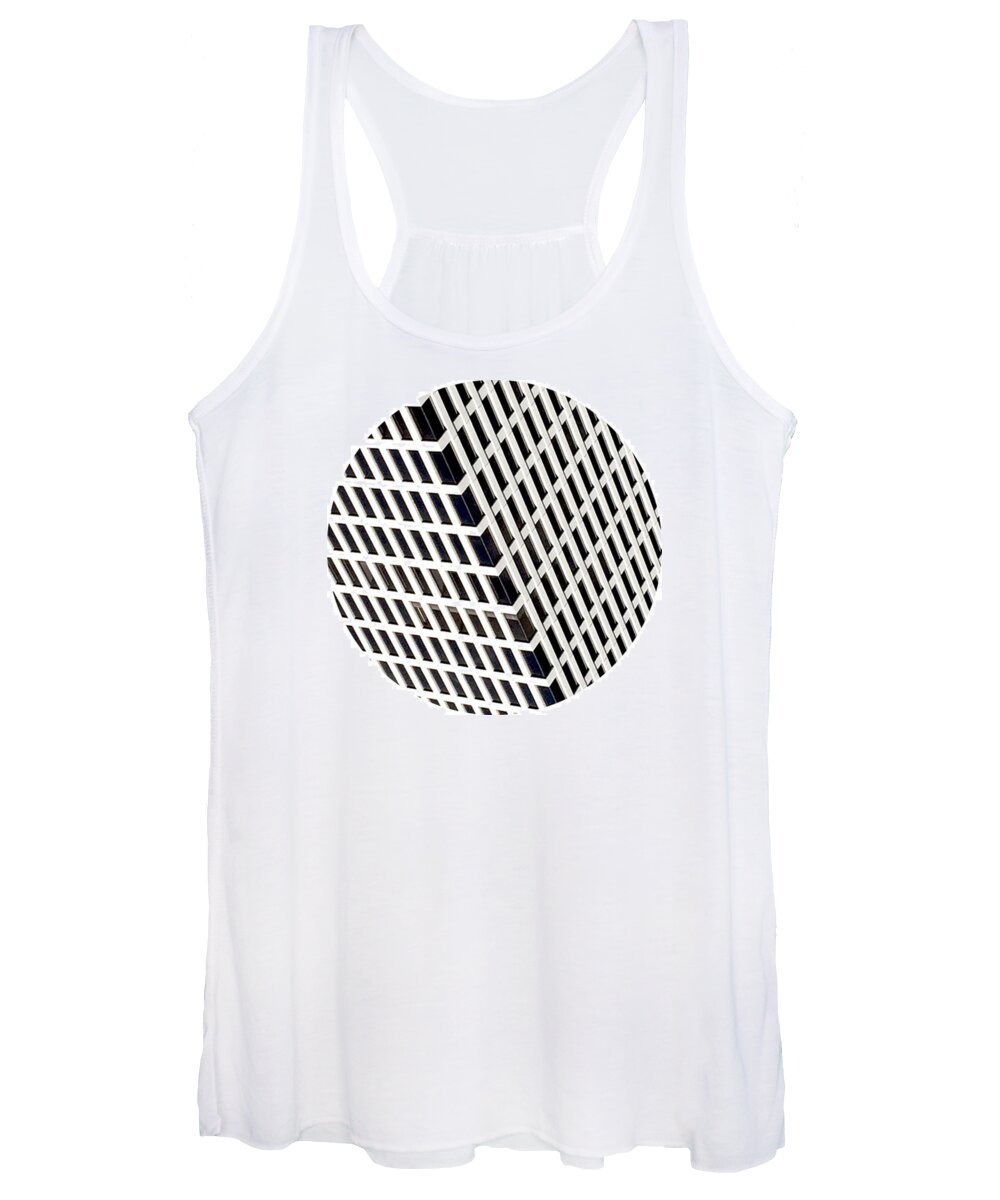 Architecture Women's Tank Top featuring the photograph Squared Circle ... by VivaGirlCo Images