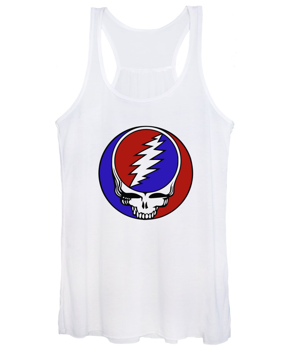 Steal Your Face Women's Tank Top featuring the digital art Steal Your Face by Gd