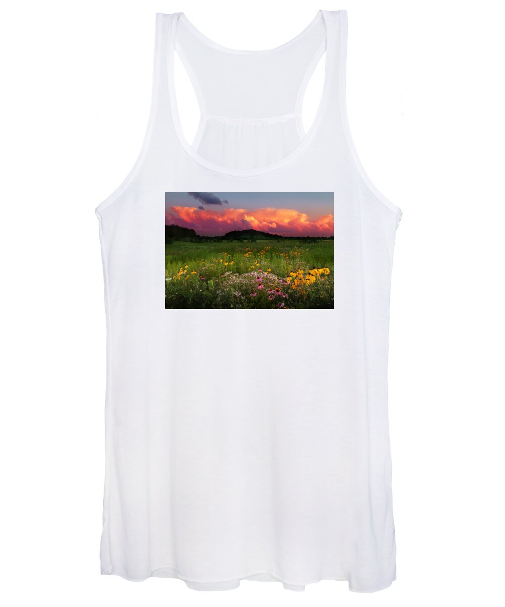 Wildflowers Women's Tank Top featuring the photograph Summer Majesty by Rob Blair