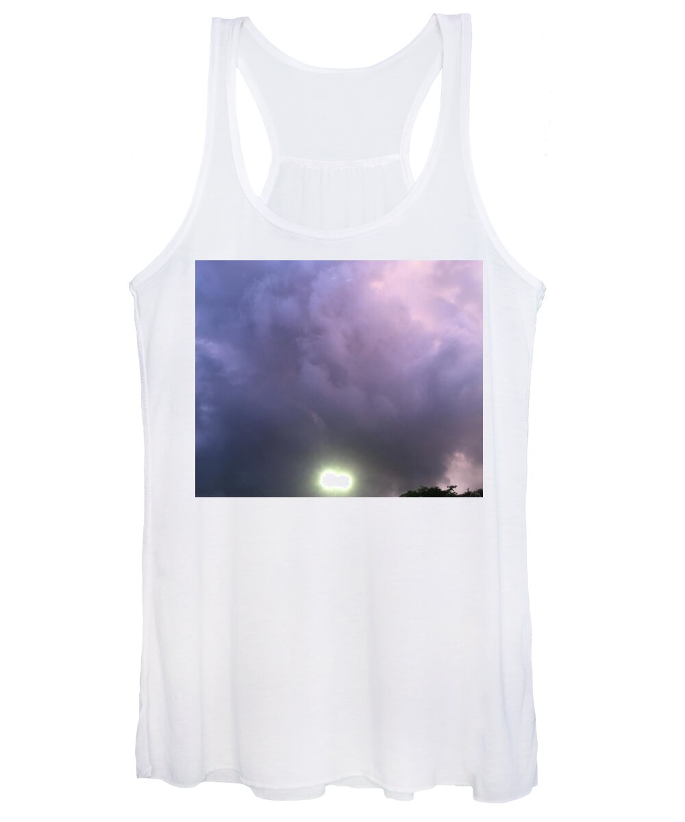 Purple Sky Women's Tank Top featuring the photograph Sunset in Paradise #3 by Susan Grunin