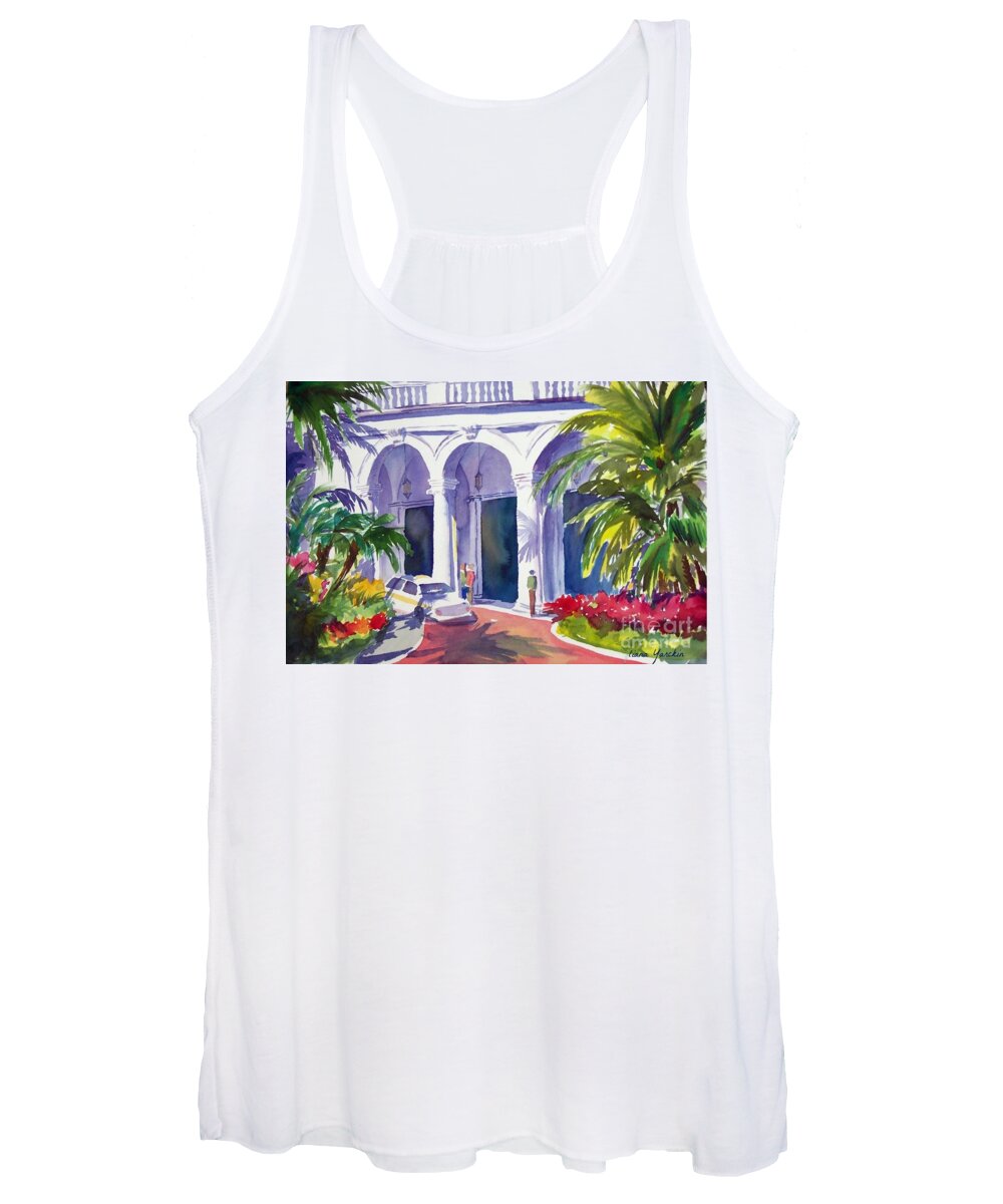 The Breakers Women's Tank Top featuring the painting The Breakers by Liana Yarckin