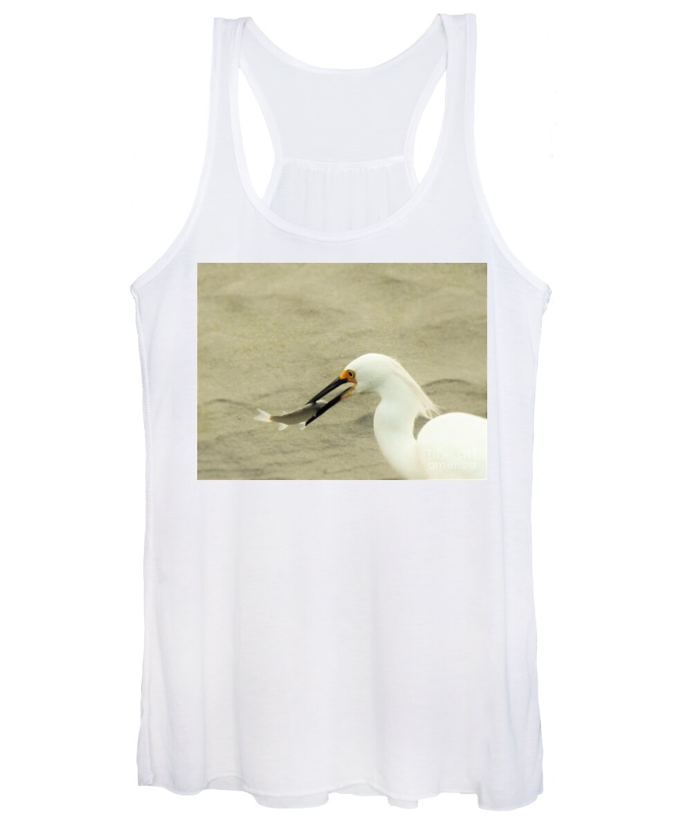 Wildlife Women's Tank Top featuring the photograph The Catch by Jan Gelders