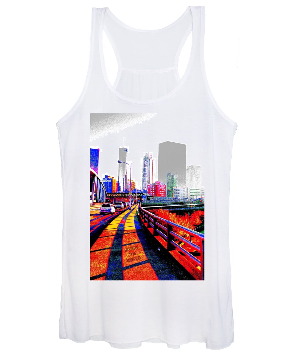 Atlanta Women's Tank Top featuring the photograph The City by D Justin Johns