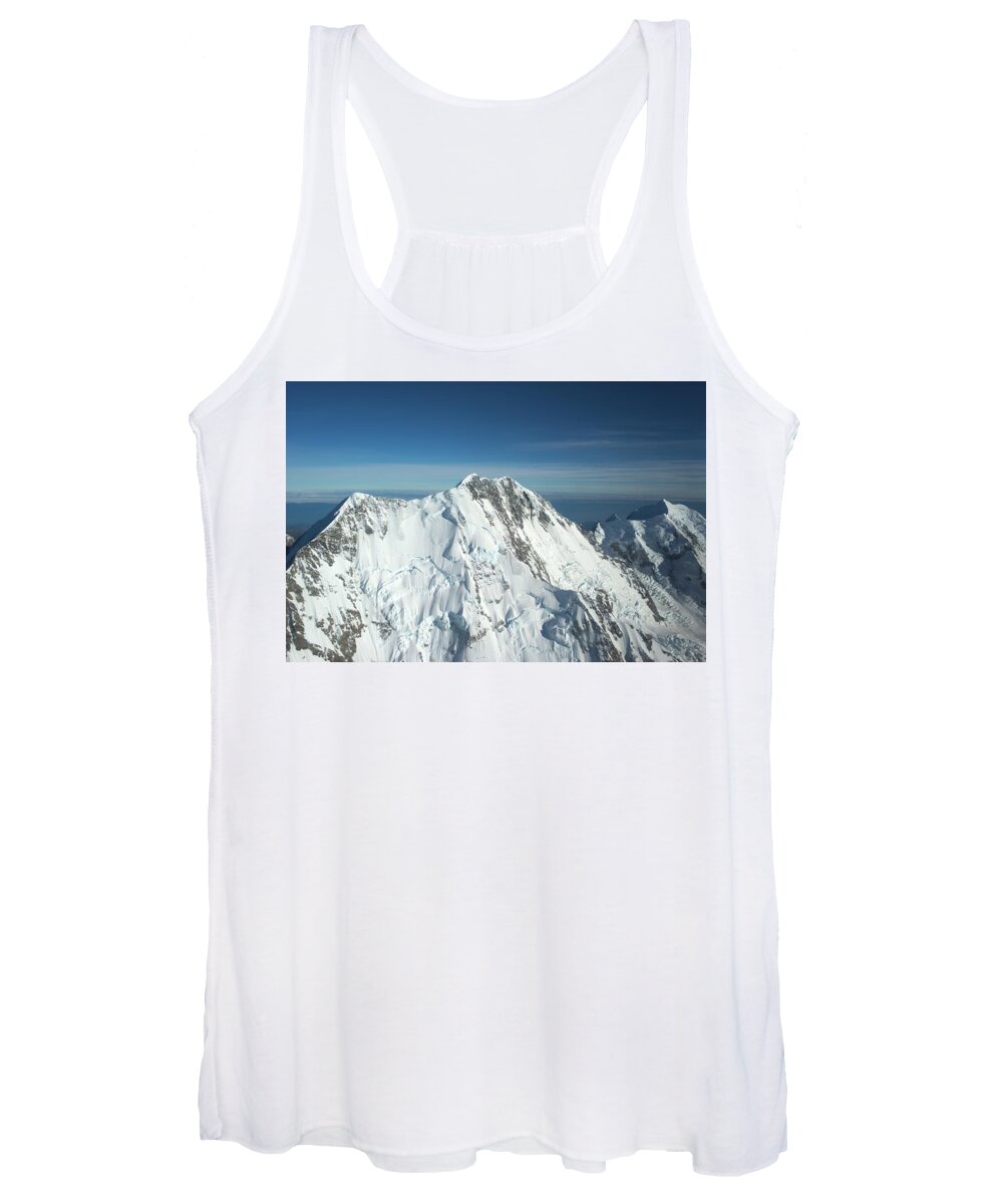 Mount Cook Women's Tank Top featuring the photograph The Cook by Ivan Franklin