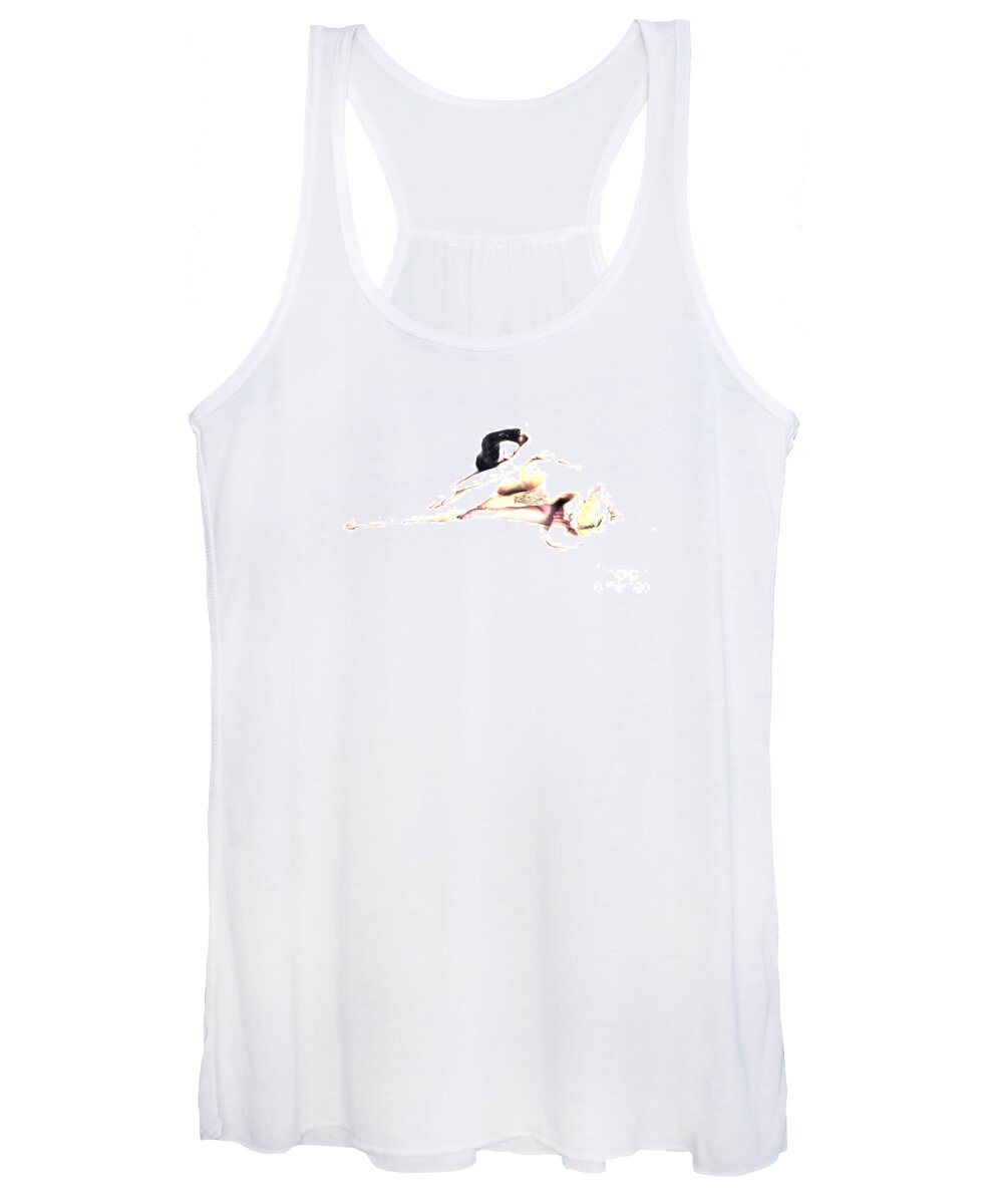 Artistic Women's Tank Top featuring the photograph The Embrace by Robert WK Clark