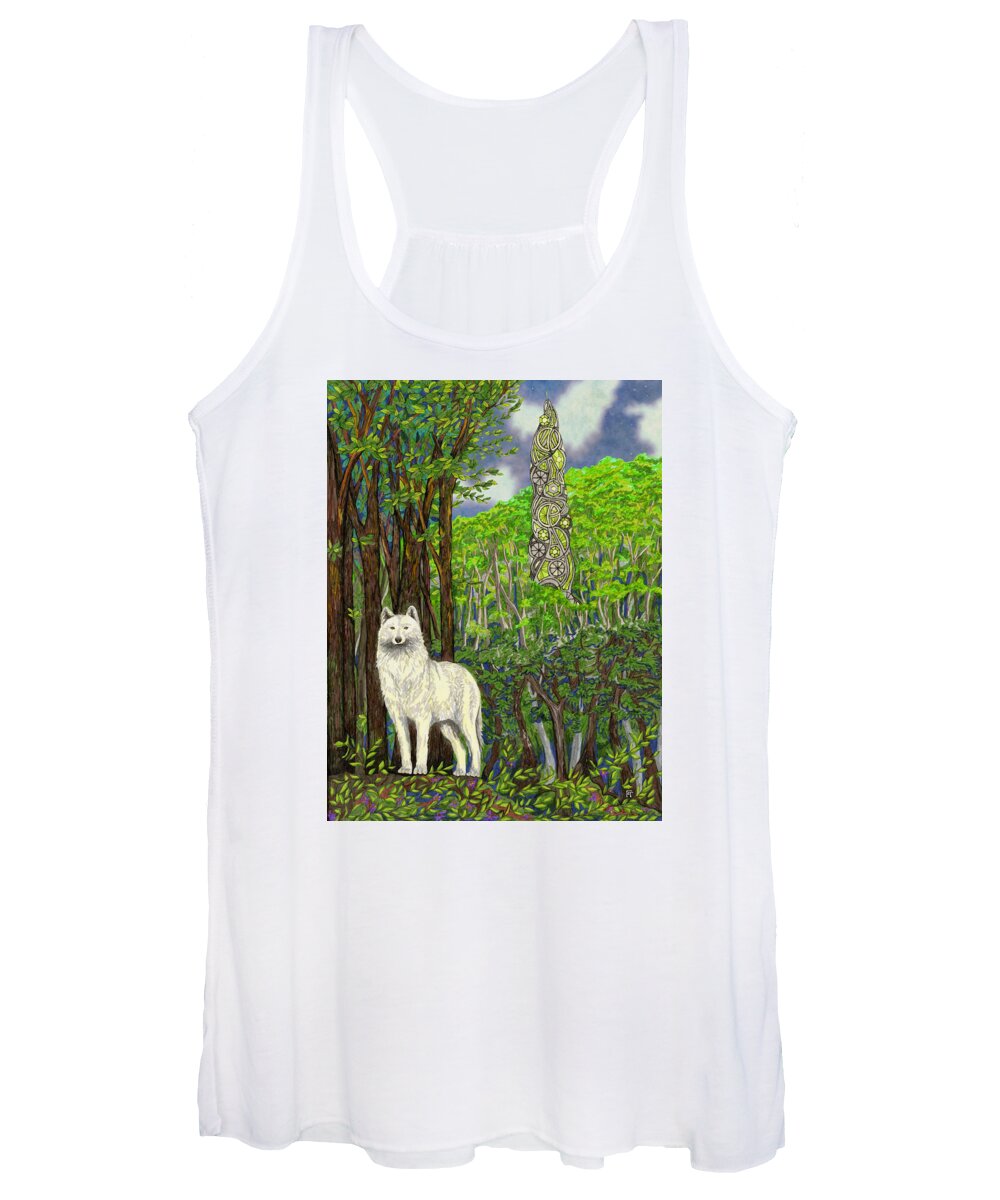 Dreams Women's Tank Top featuring the drawing The Glass by FT McKinstry