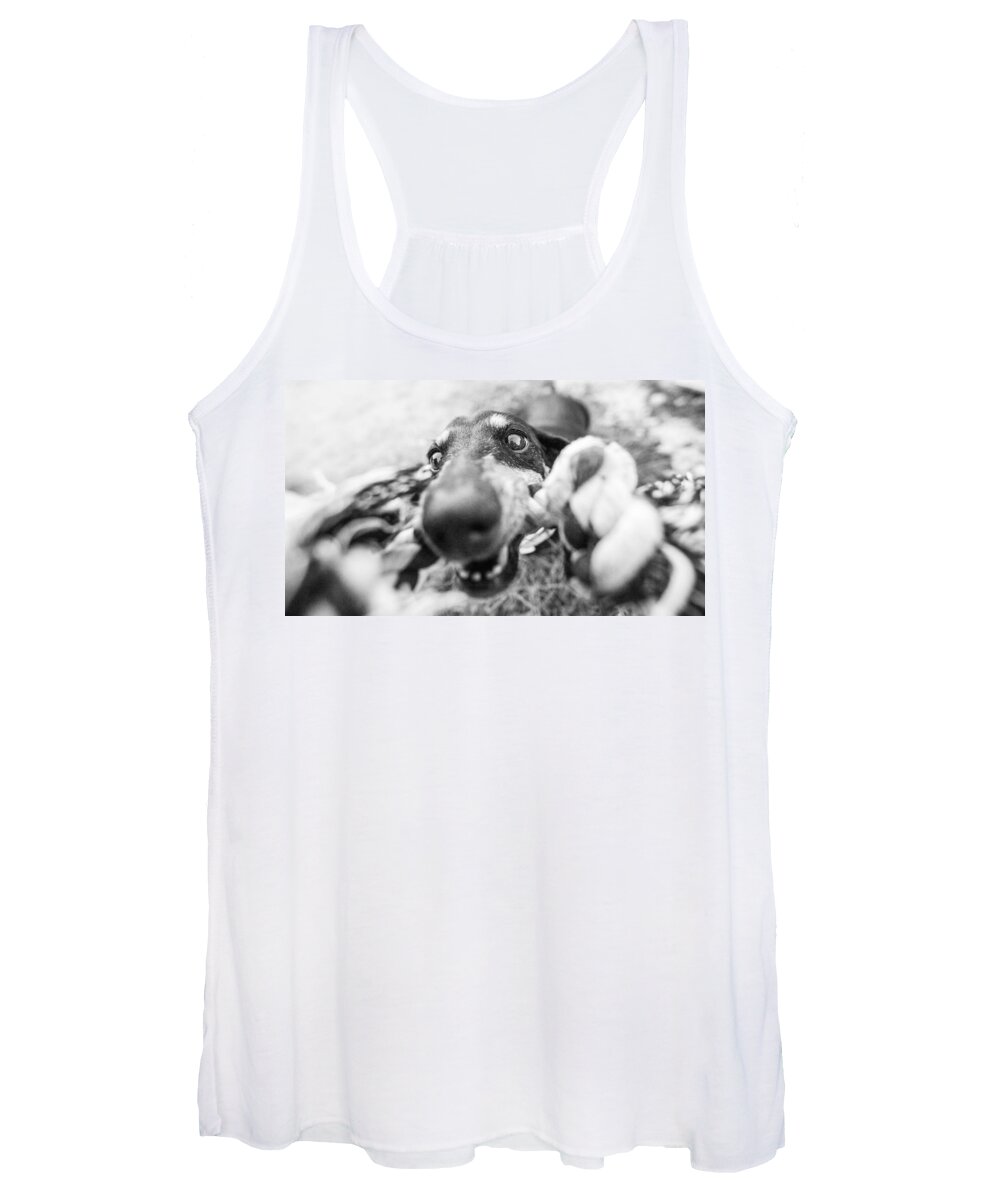 Bubbles Women's Tank Top featuring the photograph The Grab by SR Green