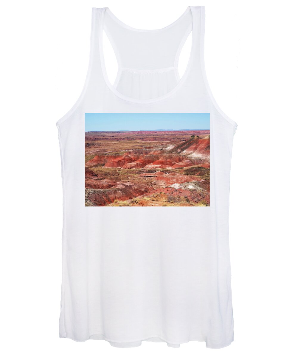 Arizona Women's Tank Top featuring the photograph The Painted Desert by Mary Capriole