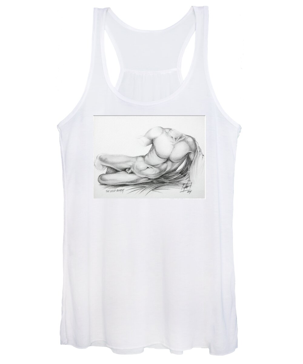 Interior Decoration Women's Tank Top featuring the drawing The Seed Bearer by Ian Anderson