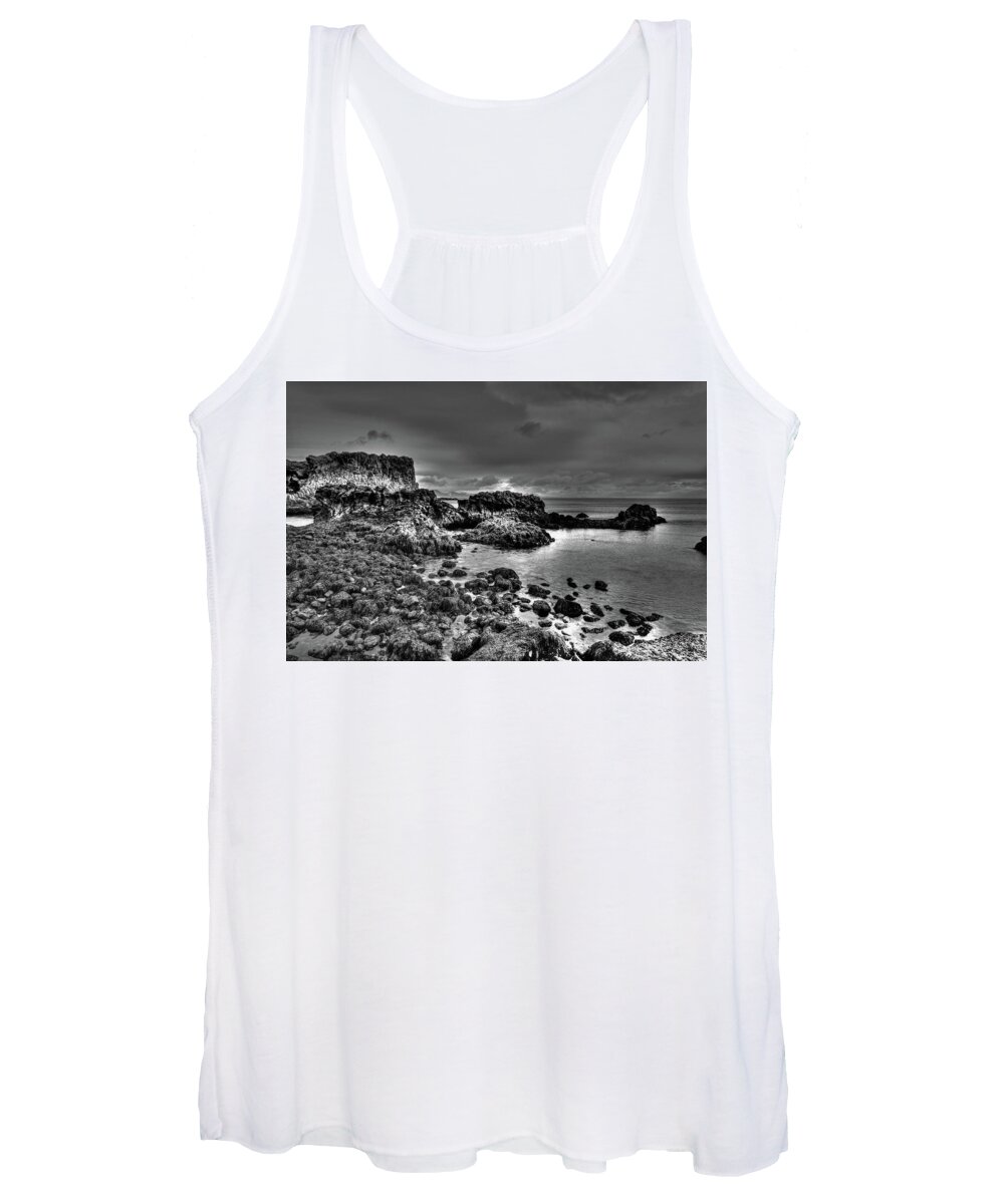 Europe Women's Tank Top featuring the photograph The Tide Pools at Hellnar at low tid by Matt Swinden