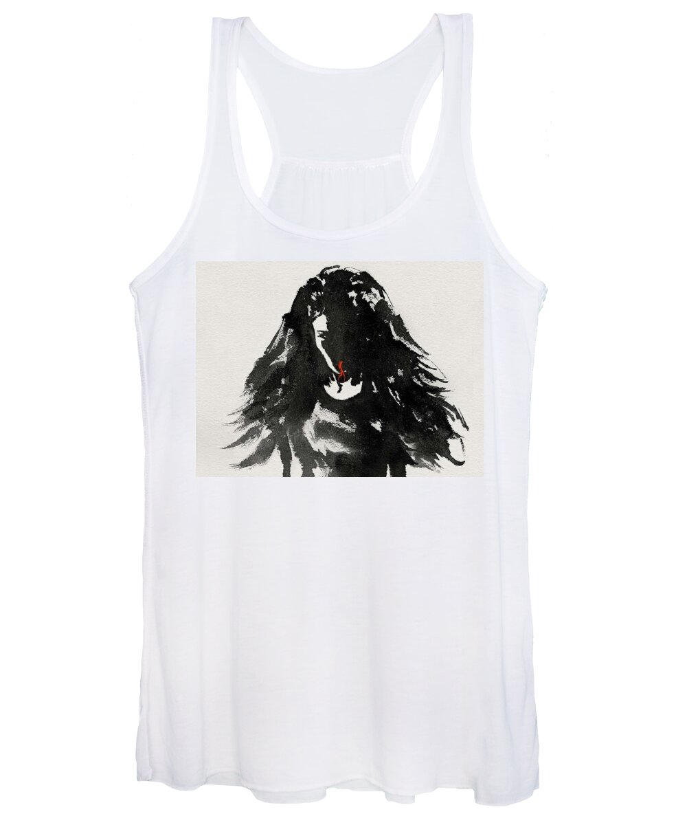 The Wolverine Women's Tank Top featuring the digital art The Wolverine by Maye Loeser