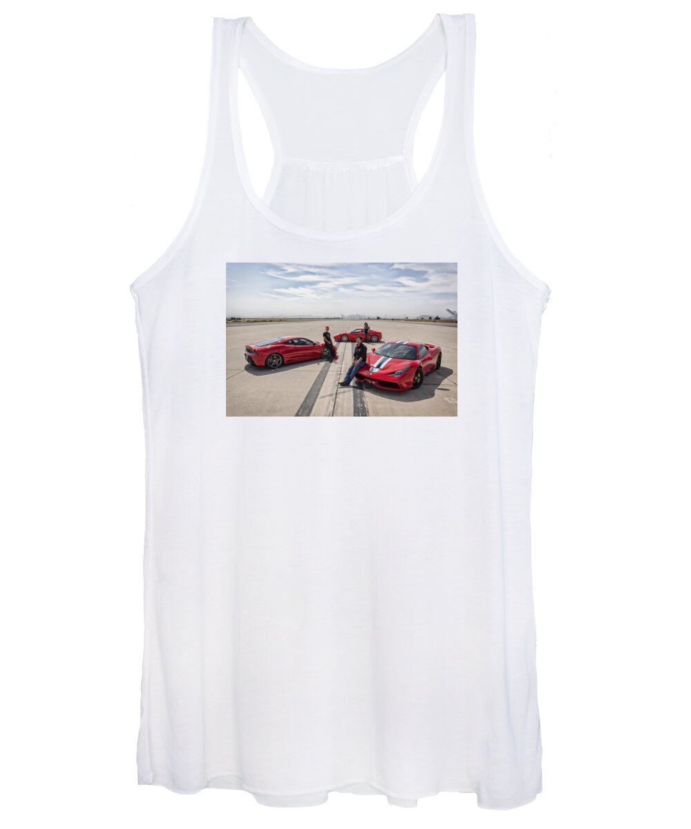 Ferrari Women's Tank Top featuring the photograph Three Amigos by ItzKirb Photography