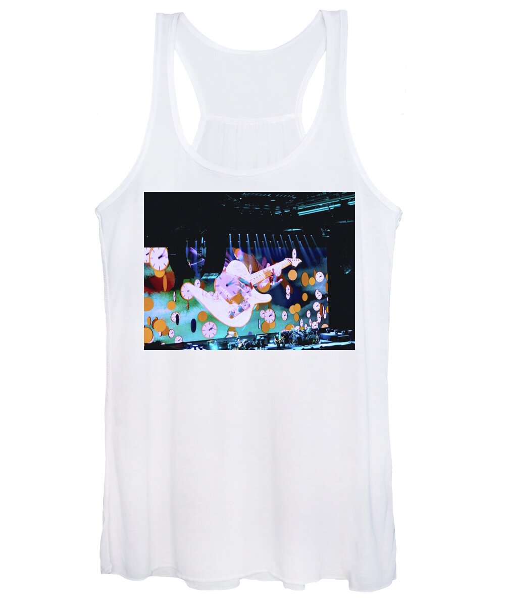 Roger Waters Women's Tank Top featuring the photograph Roger Waters Tour 2017 -Time by Tanya Filichkin