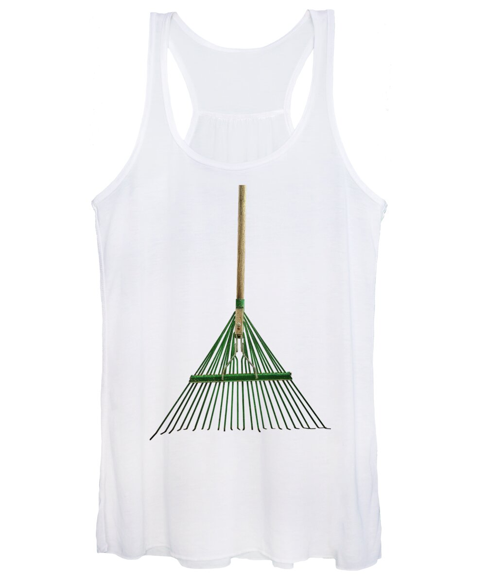 Art Women's Tank Top featuring the photograph Tools On Wood 10 on BW by YoPedro