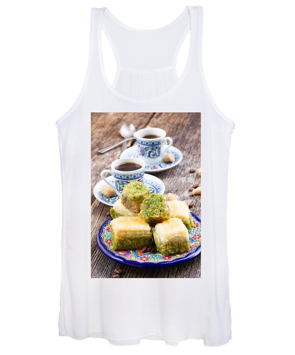 Baklava Women's Tank Top featuring the photograph Turkish Delights by Anastasy Yarmolovich