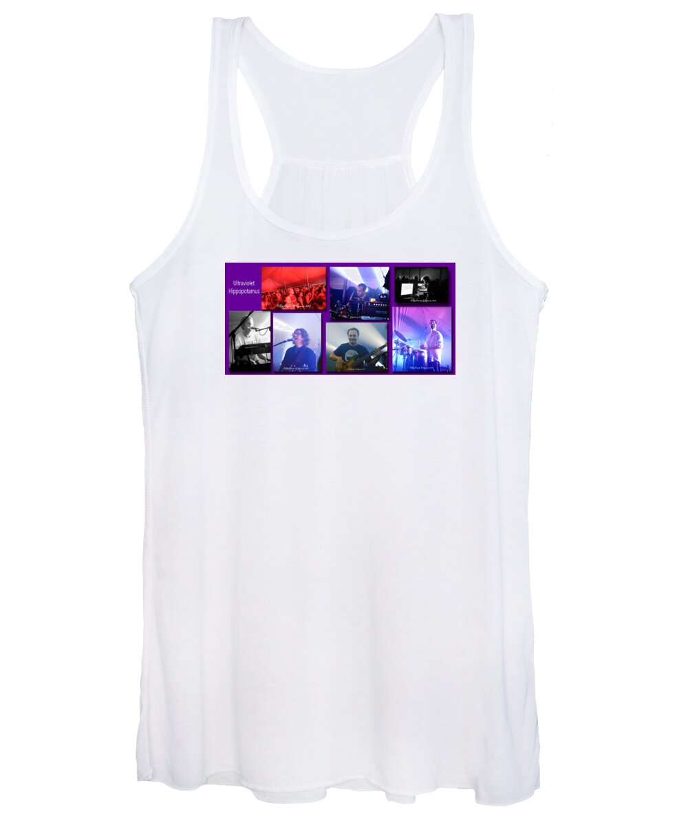 Hyperion Music And Arts Festival 2015 Women's Tank Top featuring the photograph Ultraviolet Hippopotomus by PJQandFriends Photography
