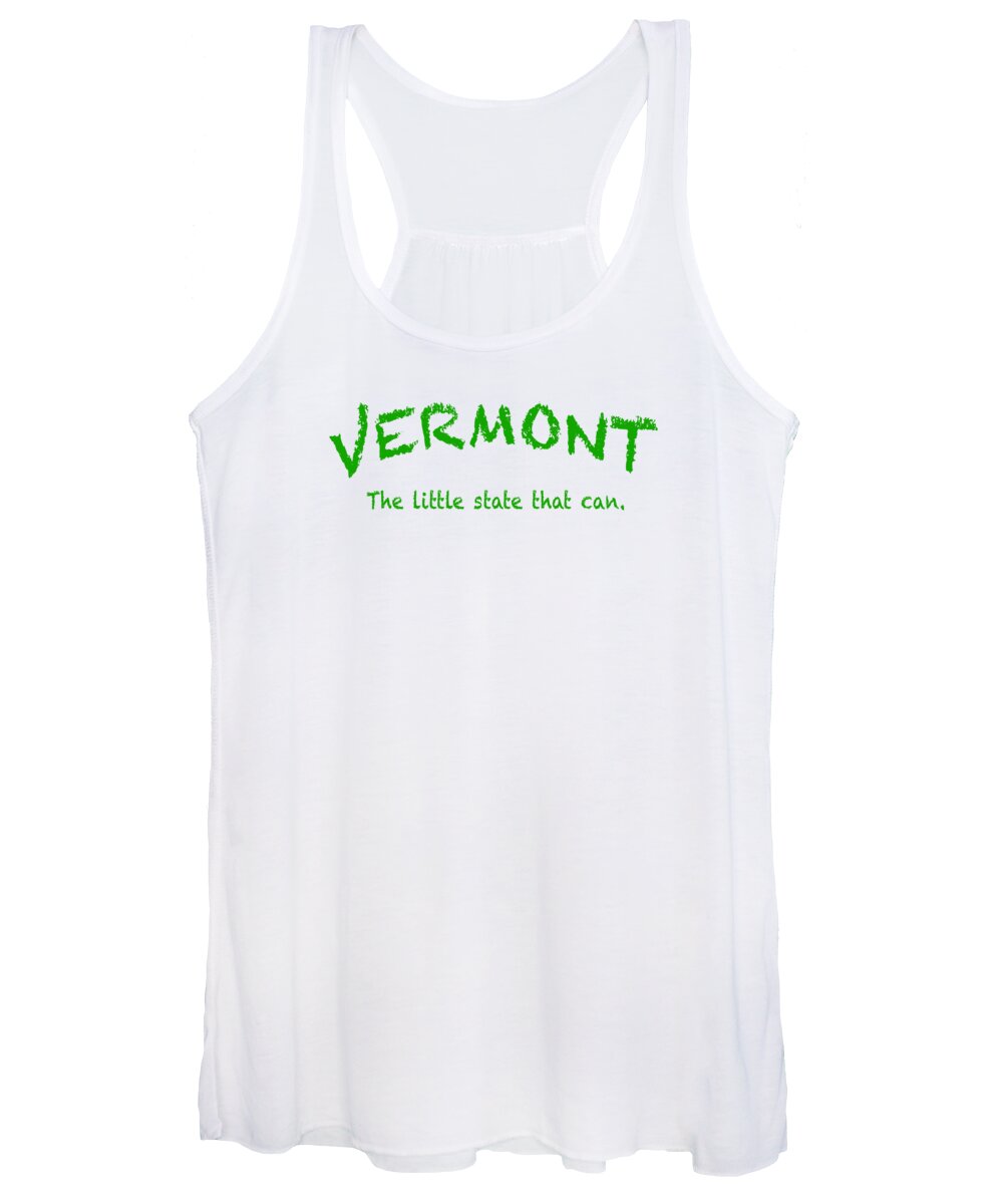 Vermont Women's Tank Top featuring the photograph Vermont The Little State by George Robinson