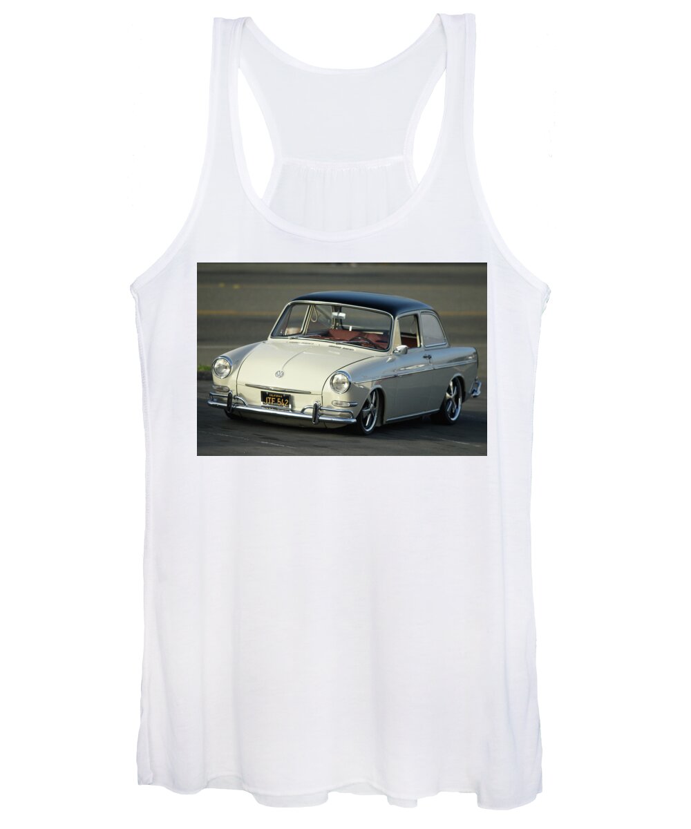 Type 3 Women's Tank Top featuring the photograph VW Notchback by Richard Kimbrough