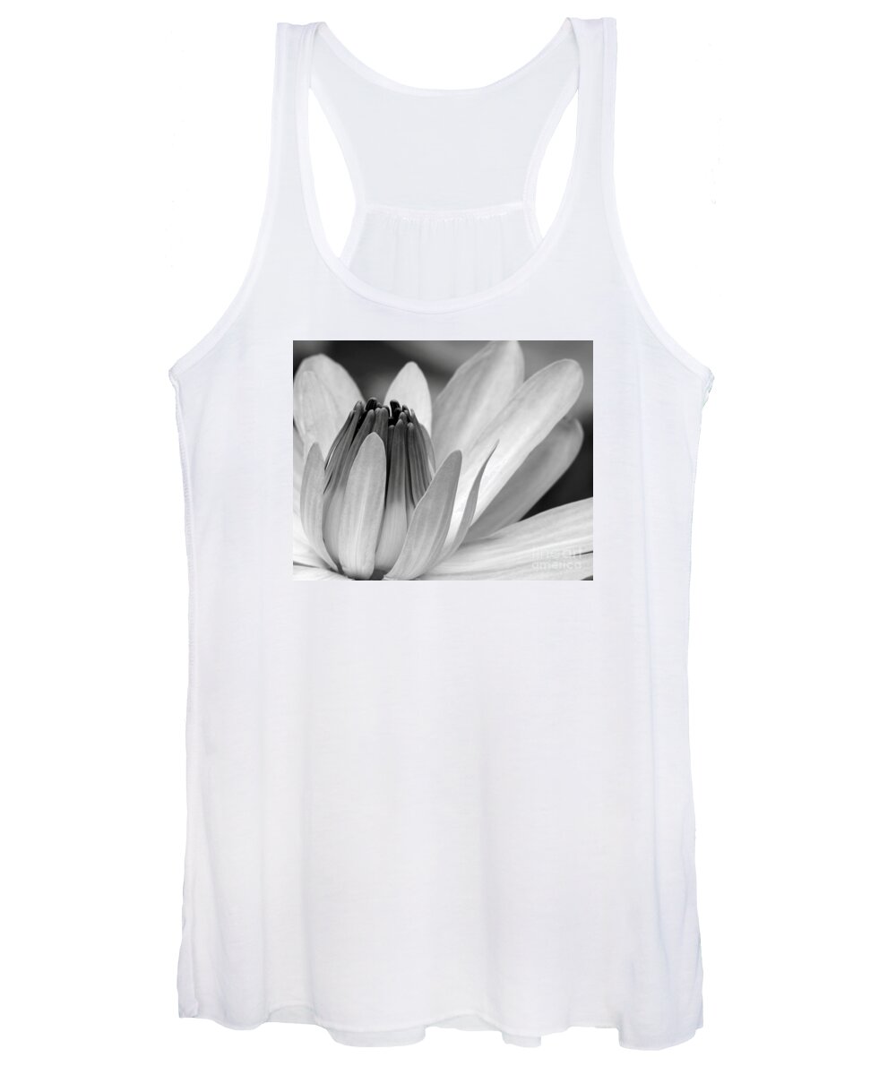 Water Lily Women's Tank Top featuring the photograph Water Lily Opening by Sabrina L Ryan