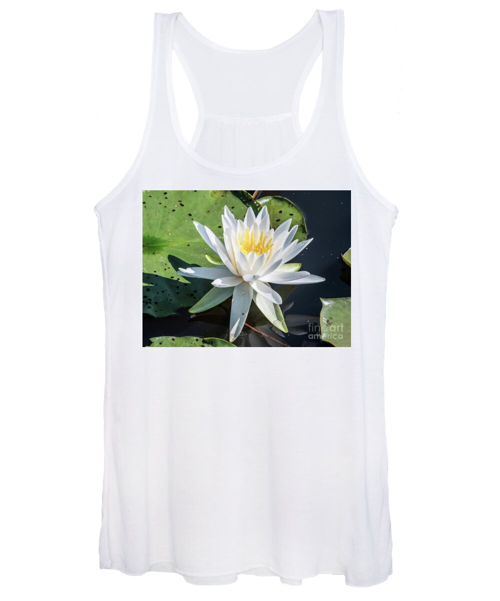 Water Lily Women's Tank Top featuring the photograph Water Lily by Scott and Dixie Wiley