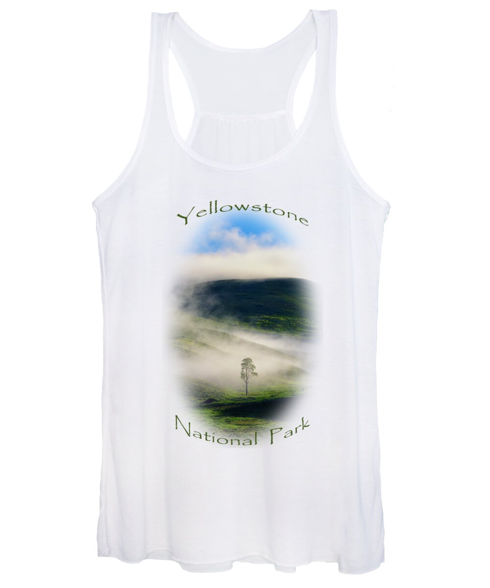  Women's Tank Top featuring the photograph Yellowstone T-shirt by Greg Norrell