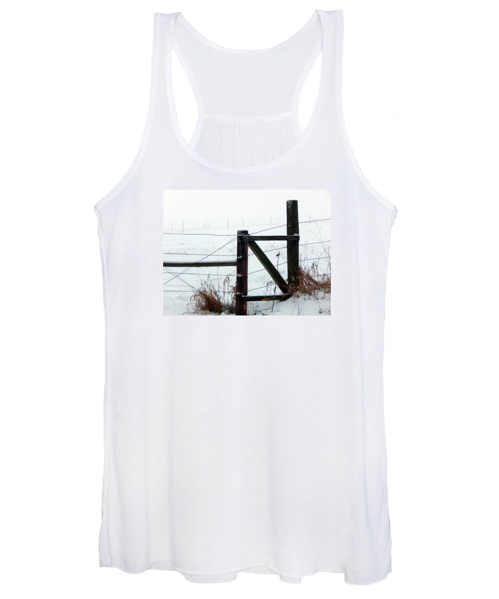 Winter Women's Tank Top featuring the photograph Zero Visibility by Wild Thing