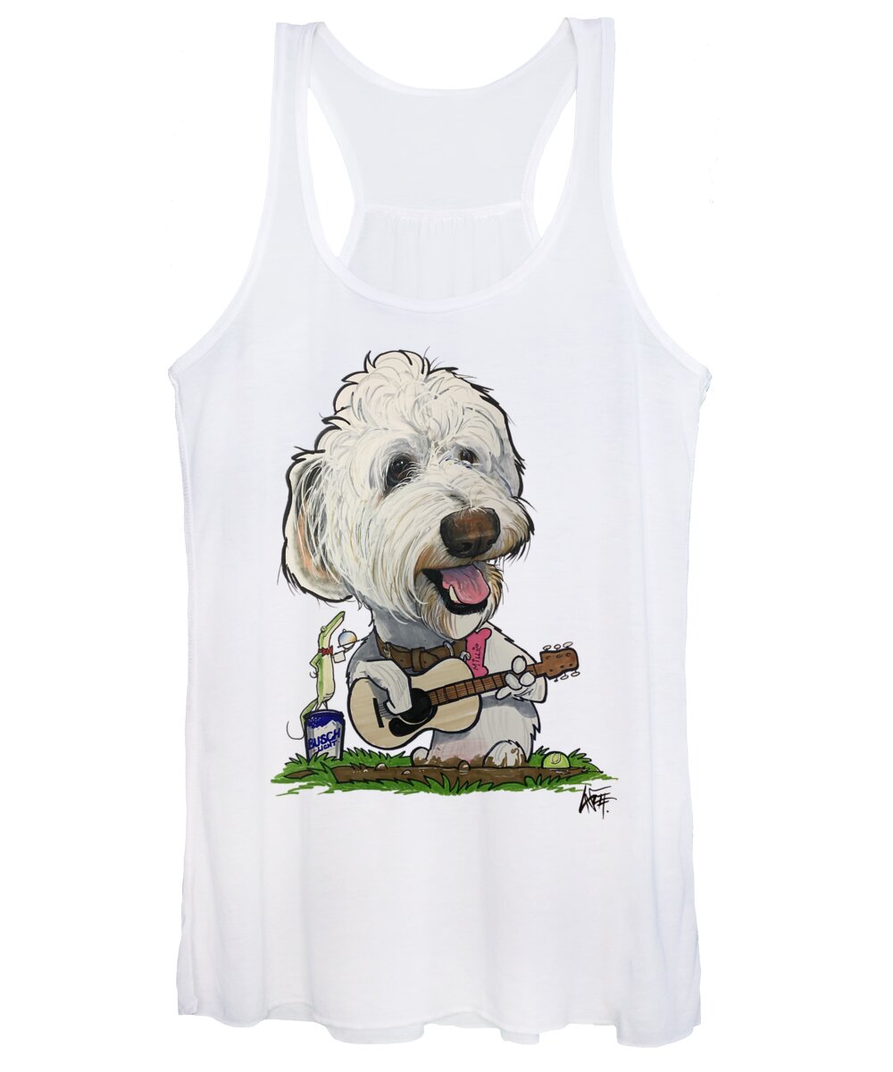 Koger Women's Tank Top featuring the drawing 5264 Koger by John LaFree