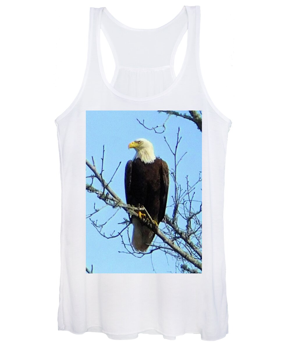 Eagle Women's Tank Top featuring the photograph Bald Eagle by Karen Stansberry