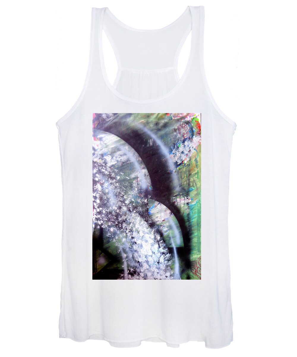 Blossoming Women's Tank Top featuring the painting Blossoming by Leigh Odom
