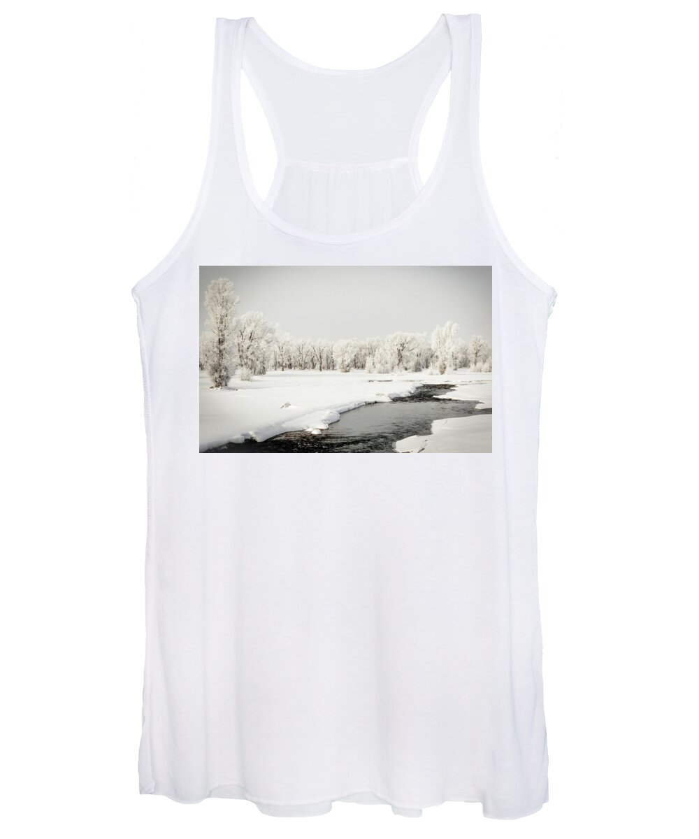 Winter Women's Tank Top featuring the photograph Boar Frost by Ronnie And Frances Howard
