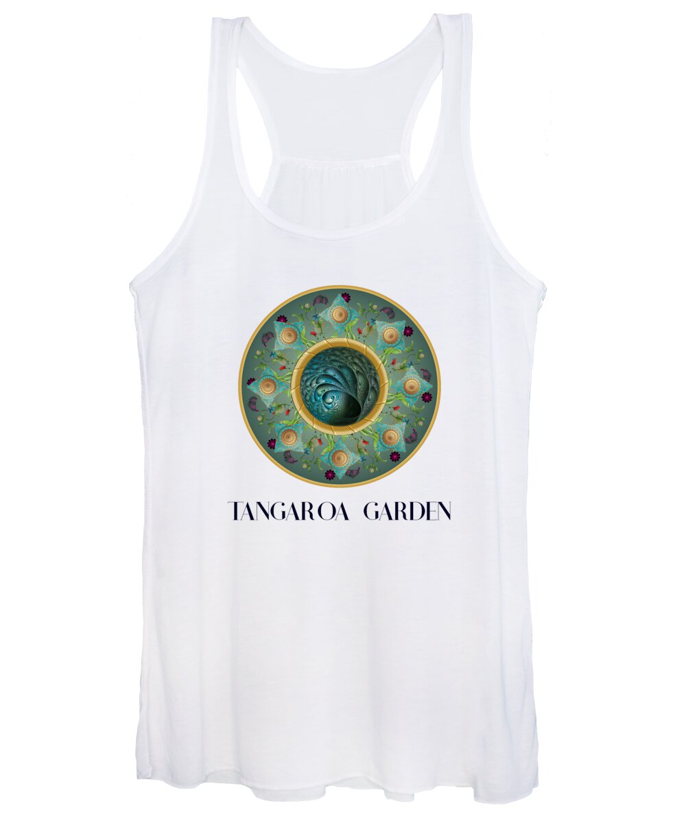 Mandala Women's Tank Top featuring the digital art Circumplexical No 3729 by Alan Bennington