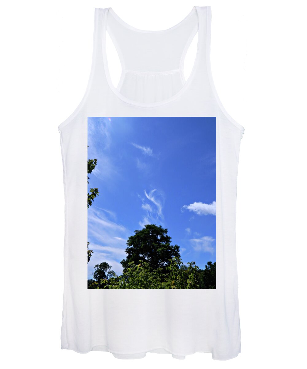 Collingwood's Clouds Women's Tank Top featuring the photograph Collingwood Clouds 3 by Cyryn Fyrcyd