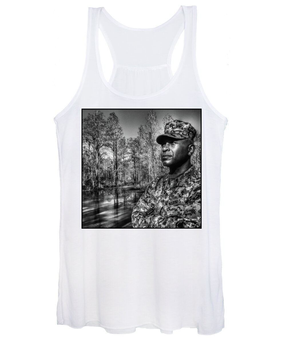  Women's Tank Top featuring the photograph colonel Trimble 2 by Al Harden