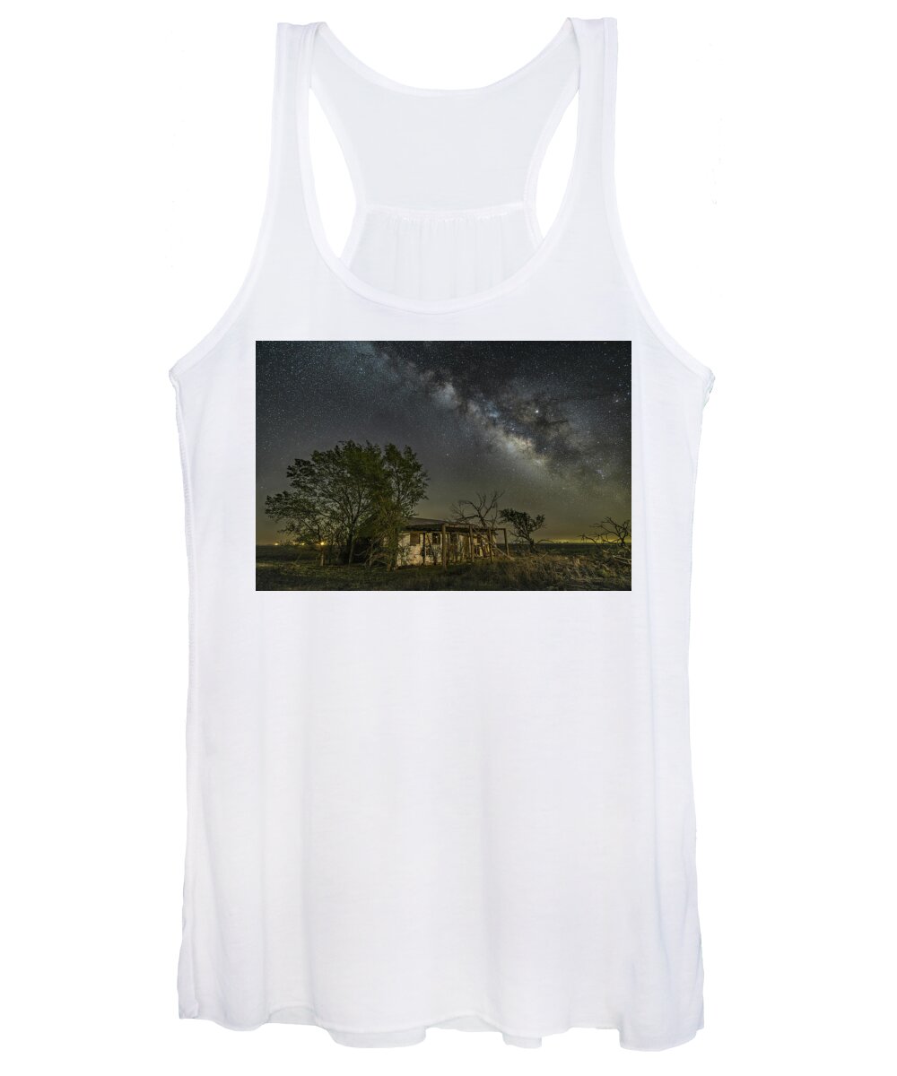 Milky Way Women's Tank Top featuring the photograph Dreams of Better Days by James Clinich