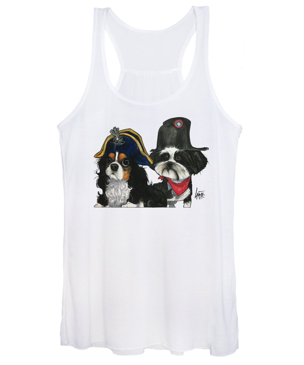 Dubay 4433 Women's Tank Top featuring the photograph Dubay 4433 by Canine Caricatures By John LaFree
