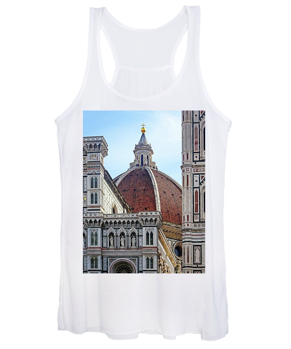 Florence Cathedral Women's Tank Top featuring the photograph Endless Beauty by Lyuba Filatova