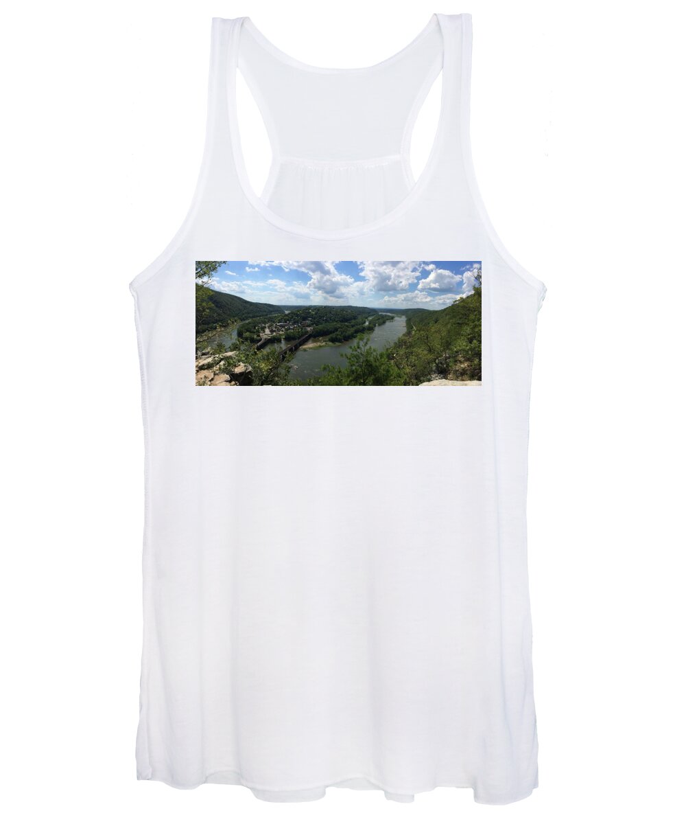 Harpers Ferry Women's Tank Top featuring the photograph Harpers Ferry Panorama by Natural Vista Photo