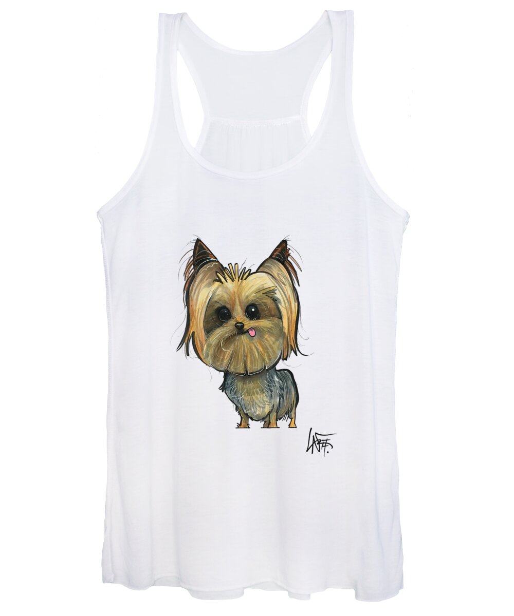 Hernly Women's Tank Top featuring the drawing Hernly 4819 by John LaFree
