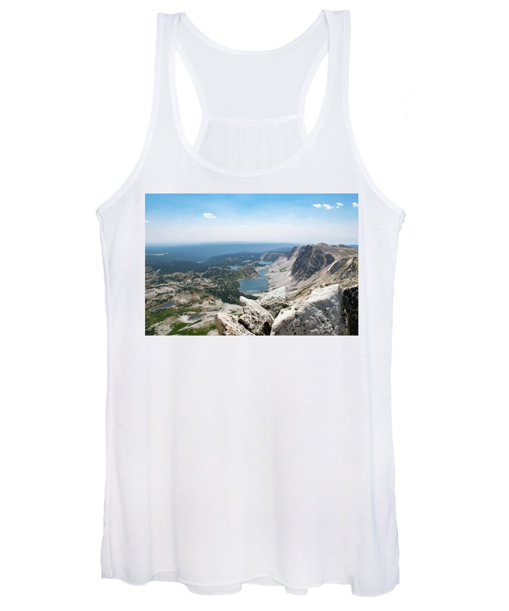 Mountain Women's Tank Top featuring the photograph Medicine Bow Peak by Nicole Lloyd