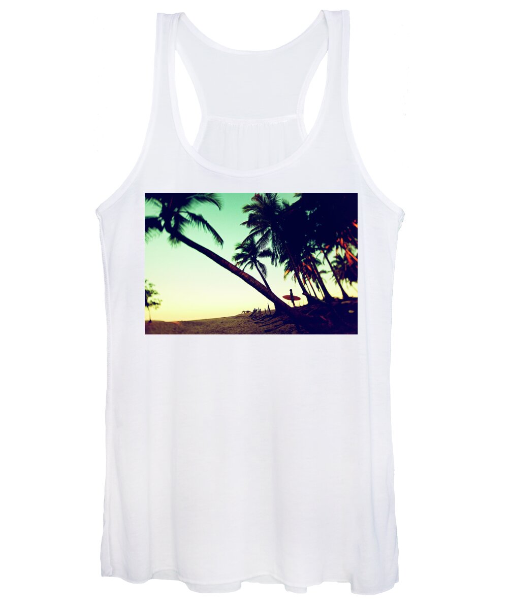 Surfing Women's Tank Top featuring the photograph Morning Gaze by Nik West