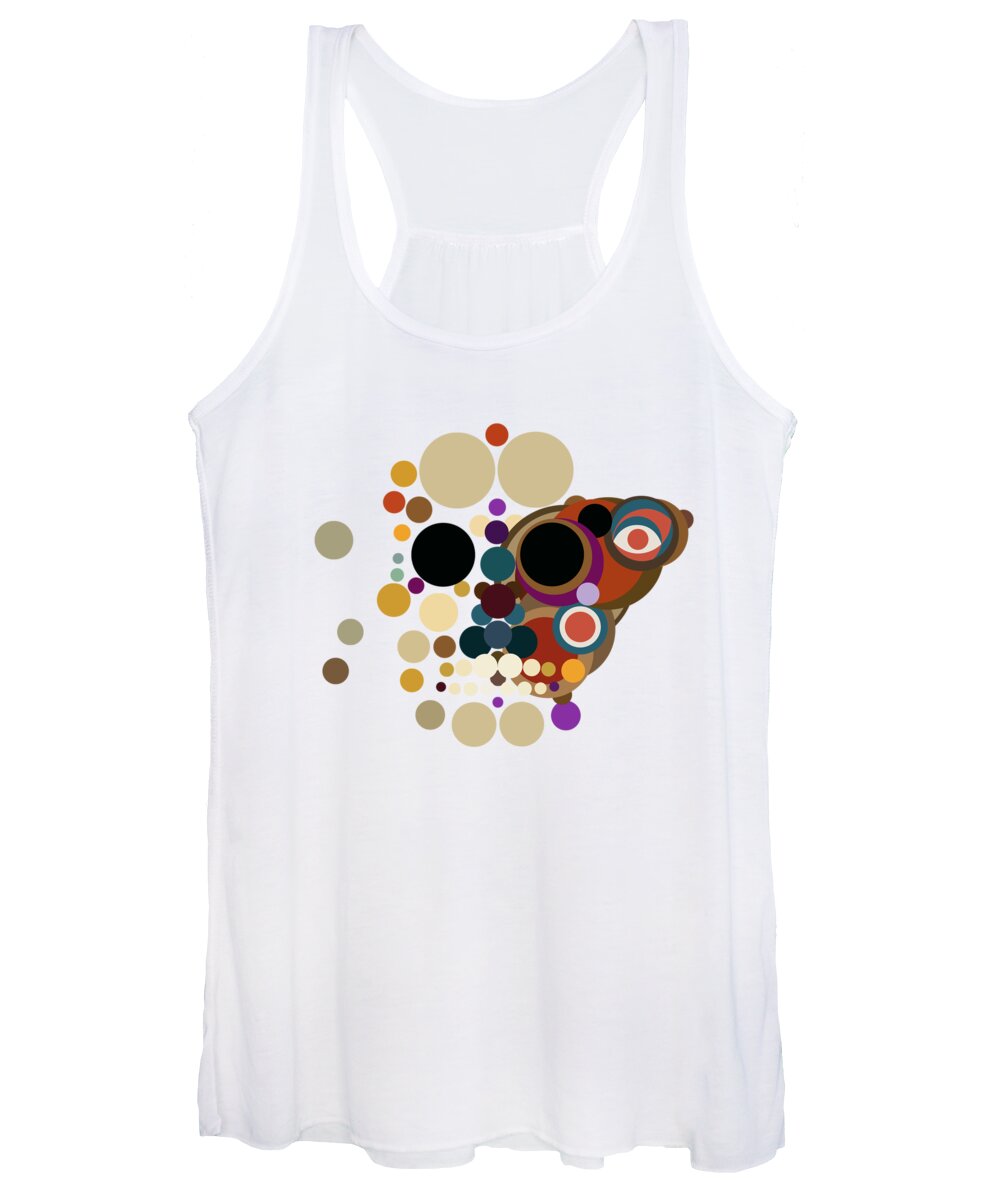 Surreal Women's Tank Top featuring the mixed media New Beginnings - Morphogenesis by BFA Prints