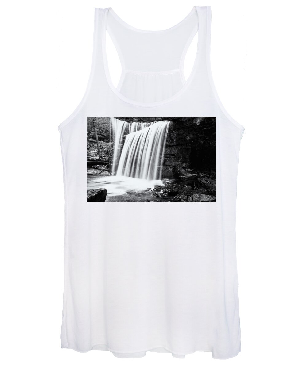 Waterfalls Women's Tank Top featuring the photograph No Name by Russell Pugh