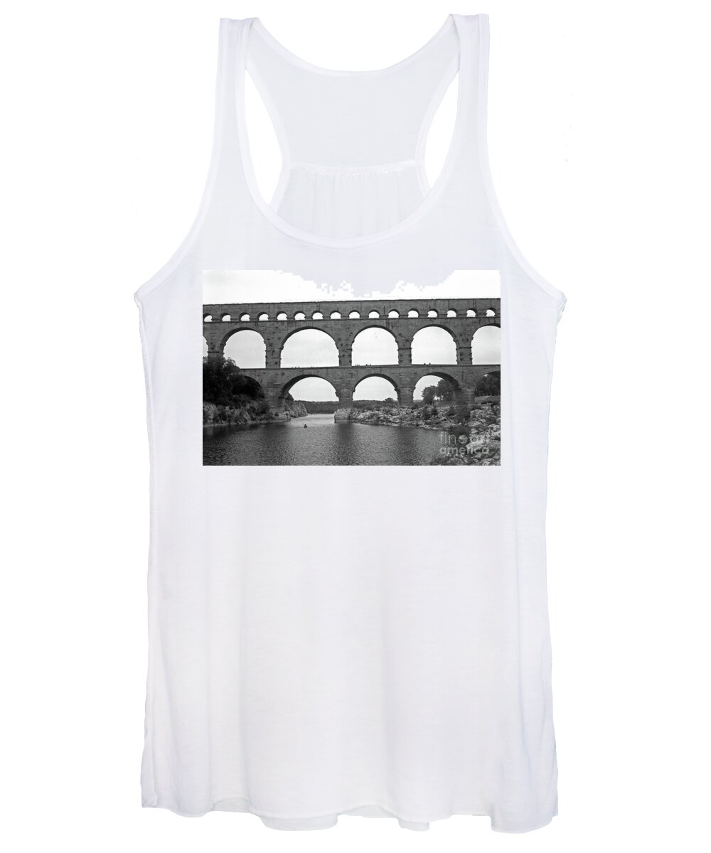 Pont Du Gard Women's Tank Top featuring the photograph Pont du Gard by Riccardo Mottola