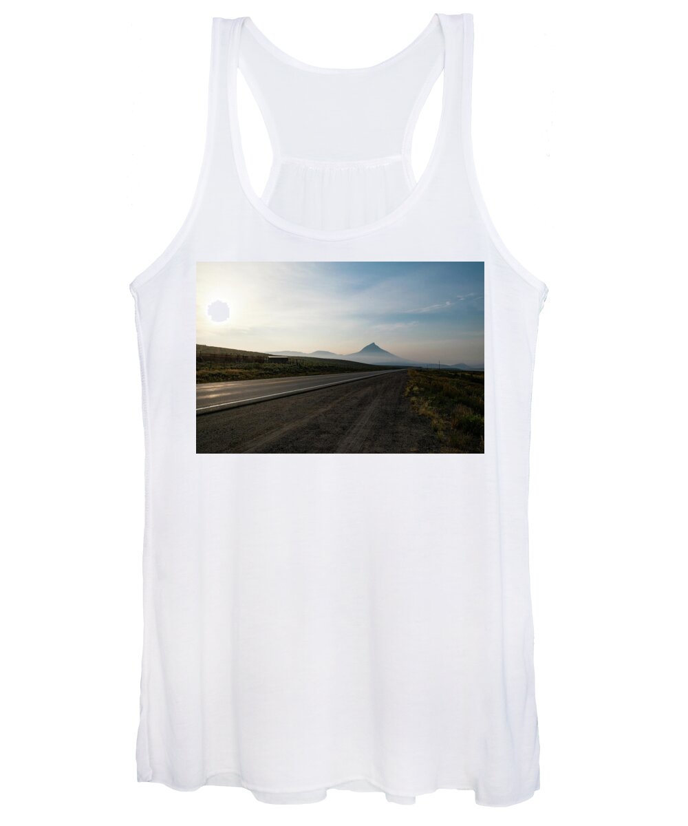 Rural Women's Tank Top featuring the photograph Road through the Rockies by Nicole Lloyd